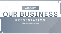 About Our Business Presentation - Slide 1