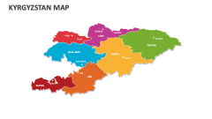 Kyrgyzstan Map - Slide 1