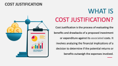 Cost Justification - Slide 1