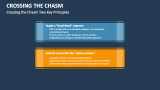 Crossing the Chasm Two Key Principles - Slide 3