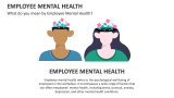 What do you mean by Employee Mental Health? - Slide 1