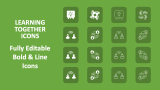 Learning Together Icons - Slide 1