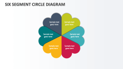 Six Segment Circle Diagram - Slide 1