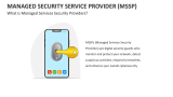 Managed Security Service Provider (MSSP) - Slide 1