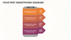 Four Part Smartphone Diagram - Slide 1