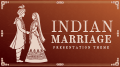 Indian Marriage Presentation Theme - Slide 1