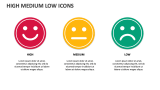 High Medium Low Icons - Slide 7