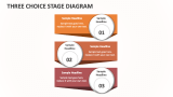 Three Choice Stage Diagram - Slide 1