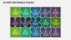 15 Part Rectangle Puzzle - Slide 1