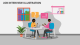 Job Interview Illustration - Slide 1