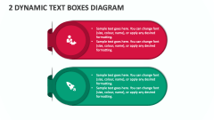 2 Dynamic Text Boxes Diagram - Slide 1