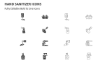 Hand Sanitizer Icons - Slide 2