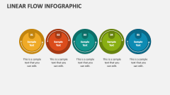 Linear Flow Infographic - Slide 1