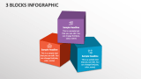 3 Blocks Infographic - Slide 1