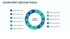 Eleven Part Circular Puzzle - Slide 1