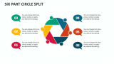 Six Part Circle Split - Slide 1