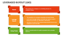 Leveraged Buyout (LBO) - Slide 1