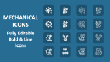 Mechanical Icons - Slide 1