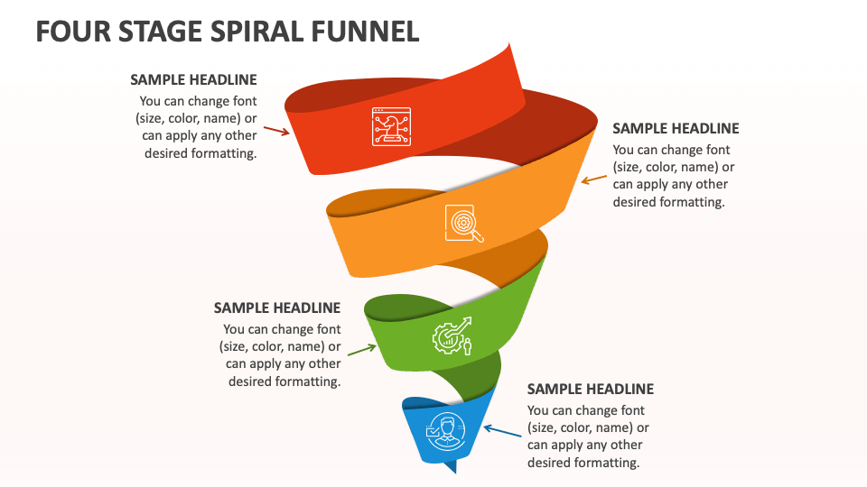 Four Stage Spiral Funnel - Slide 1