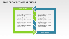 Two Choice Compare Chart - Slide 1