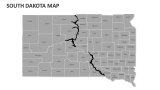 South Dakota Map - Slide 2