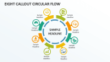 Eight Callout Circular Flow - Slide 1