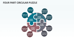 Four Part Circular Puzzle - Slide 1