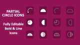 Partial Circle Icons - Slide 1