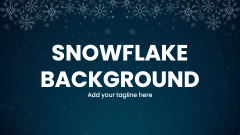 Snowflake Background - Slide 1