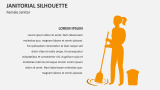 Janitorial Silhouette (Female Janitor) - Slide 3