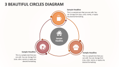 3 Beautiful Circles Diagram - Slide 1