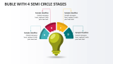 Buble with 4 Semi Circle Stages - Slide 1