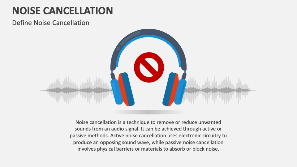 Passive noise best sale cancellation meaning