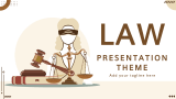 Law Presentation Theme - Slide 1