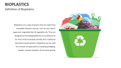 Definition of Bioplastics - Slide 1