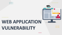 Web Application Vulnerability - Slide 1