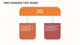 Two Hanging Text Boxes - Slide 1