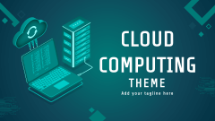 Cloud Computing Theme - Slide 1