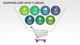 Shopping Cart with 7 Circles - Slide 1