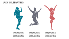 Lady Celebrating - Slide 1