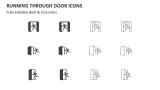 Running Through Door Icons - Slide 2
