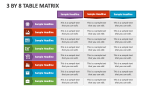 3 By 8 Table Matrix - Slide 1