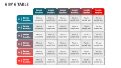 6 By 6 Table - Slide 1