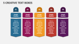 5 Creative Text Boxes - Slide 1