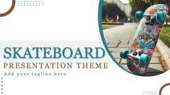 Skateboard Presentation Theme - Slide 1