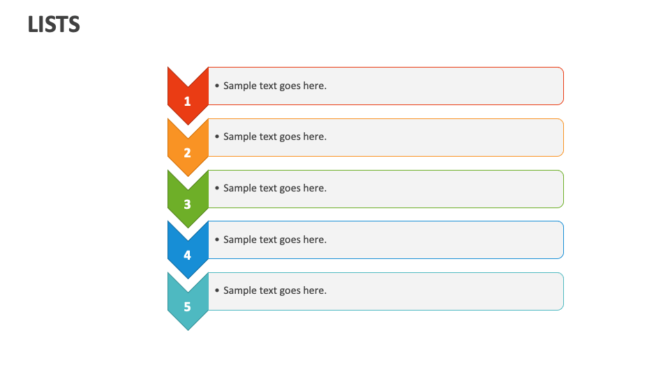 Lists Template for PowerPoint and Google Slides - PPT Slides