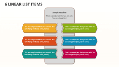 6 Linear List Items - Slide 1