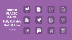 Order Placed Icons - Slide 1