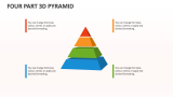 Four Part 3D Pyramid - Slide 1