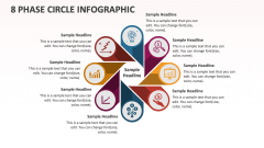 8 Phase Circle Infographic - Slide 1